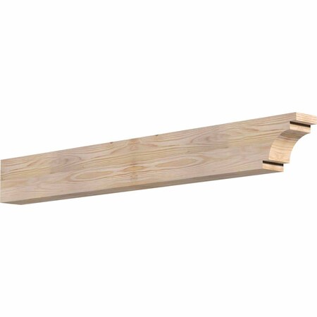 Ekena Millwork Mediterranean Smooth Rafter Tail, Douglas Fir, 3 1/2"W x 6"H x 48"L RFT04X06X48MED00SDF